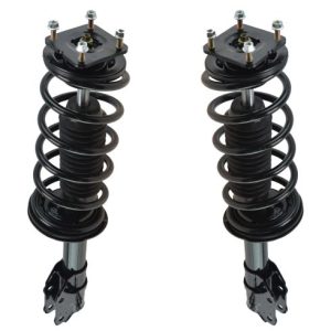 2007-12 Mazda CX-7 Front Driver & Passenger Side 2 Piece Strut & Spring Assembly Set TRQ SCA57266