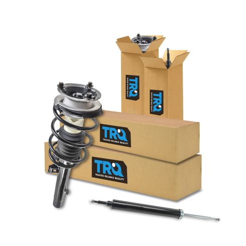 BMW Front & Rear 4 Piece Complete Strut Assembly & Shock Absorber Kit TRQ SKA61021