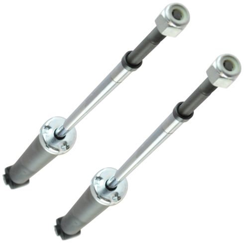 Hyundai Accent Kia Rio Rio5 Soul Rear Driver & Passenger Side 2 Piece Shock Absorber Set TRQ SBA60474