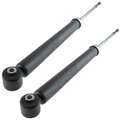 Hyundai Accent Kia Rio Rio5 Soul Rear Driver & Passenger Side 2 Piece Shock Absorber Set TRQ SBA60474