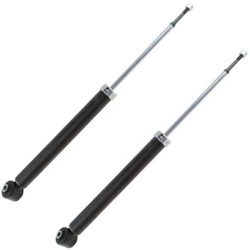 Hyundai Accent Kia Rio Rio5 Soul Rear Driver & Passenger Side 2 Piece Shock Absorber Set TRQ SBA60474