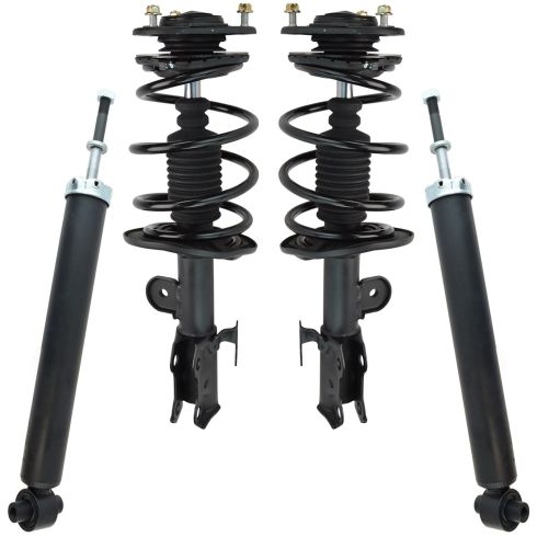 2008-15 Scion xB Front & Rear 4 Piece Complete Strut Assembly & Shock Absorber Kit TRQ SKA61033