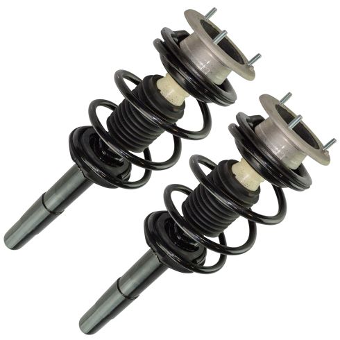 BMW 525i 528i 530i Front Driver & Passenger Side 2 Piece Strut & Spring Assembly Set TRQ SCA57285