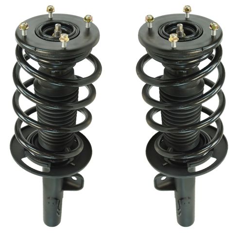 Ford Flex Front Driver & Passenger Side 2 Piece Strut & Spring Assembly Set TRQ SCA57300