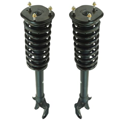 Jeep Grand Cherokee Dodge Durango Front Driver & Passenger Side 2 Piece Strut & Spring Assembly Set TRQ SCA57301