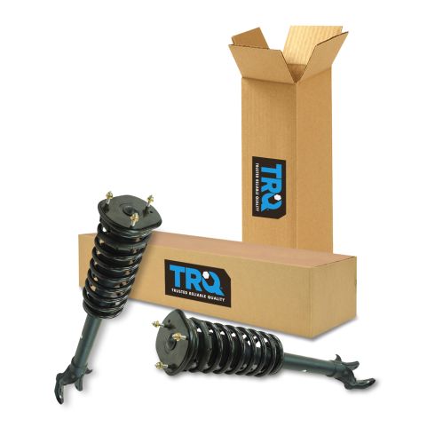 Jeep Grand Cherokee Dodge Durango Front Driver & Passenger Side 2 Piece Strut & Spring Assembly Set TRQ SCA57301
