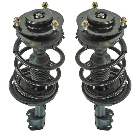2009-14 Toyota Venza Front Driver & Passenger Side 2 Piece Strut & Spring Assembly Set TRQ SCA57348