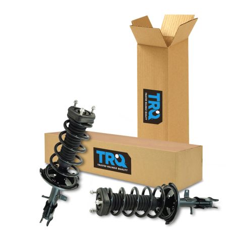 Toyota Highlander Venza Rear Driver & Passenger Side 2 Piece Strut & Spring Assembly Set TRQ SCA57372