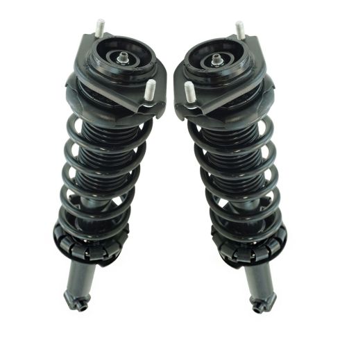 2009-13 Subaru Forester Rear Driver & Passenger Side 2 Piece Strut & Spring Assembly Set TRQ SCA57393