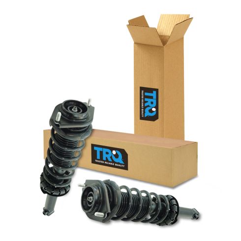 2009-13 Subaru Forester Rear Driver & Passenger Side 2 Piece Strut & Spring Assembly Set TRQ SCA57393