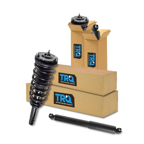 Ford Lincoln Mercury Front & Rear 4 Piece Complete Shock Assembly & Shock Absorber Kit TRQ SKA72816