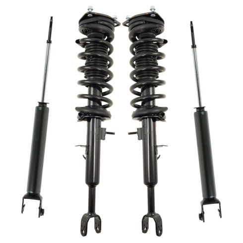 Infiniti G35 Front & Rear 4 Piece Complete Shock Assembly & Shock Absorber Kit TRQ SKA72986