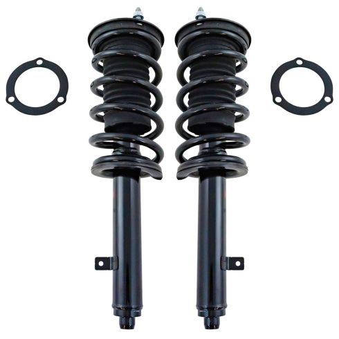 Lexus IS250 IS350 Front Driver & Passenger Side 2 Piece Strut & Spring Assembly Set TRQ SCA67234
