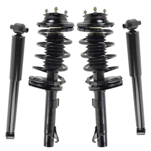 Ford Focus Front & Rear 4 Piece Complete Strut Assembly & Shock Absorber Kit TRQ SKA64061