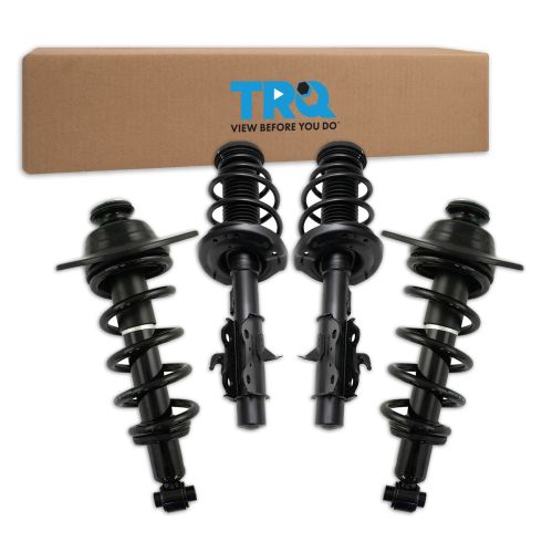 2013-15 Chevrolet Camaro Front & Rear 4 Piece Complete Strut Assembly & Shock Absorber Kit TRQ SKA71051