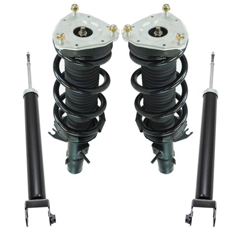 Infiniti G25 G35 G37 Q40 Front & Rear 4 Piece Complete Strut Assembly & Shock Absorber Kit TRQ SKA50804