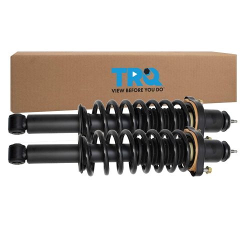 Jeep Compass Patriot Rear Driver & Passenger Side 2 Piece Shock & Spring Assembly Set TRQ SCA64323