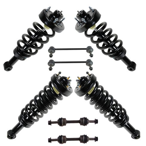 2007-13 Ford Expedition Lincoln Navigator Front & Rear 8 Piece Suspension Kit TRQ SCA67128
