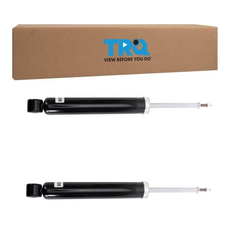 2010-16 Cadillac SRX without RPO Code F45 (Real Time Damping Chassis) Rear Driver & Passenger Side 2 Piece Shock Absorber Set TRQ SBA71209