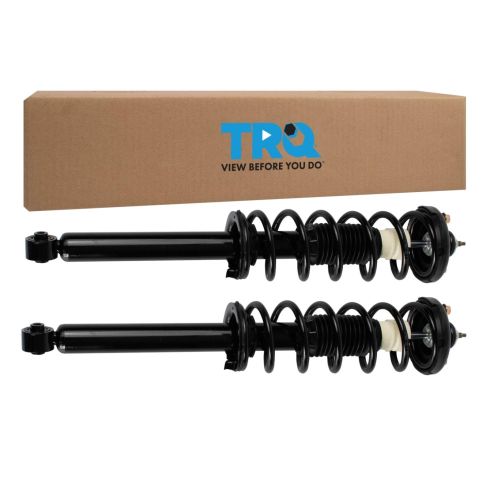 2004-08 Acura TSX Rear Driver & Passenger Side 2 Piece Shock & Spring Assembly Set TRQ SCA35283
