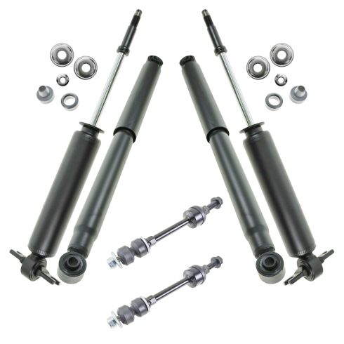 Dodge Ram 1500 Front & Rear 6 Piece Suspension Kit TRQ SBA30357