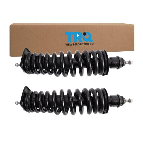 Mercedes Benz Rear Driver & Passenger Side 2 Piece Shock & Spring Assembly Set TRQ SCA31154