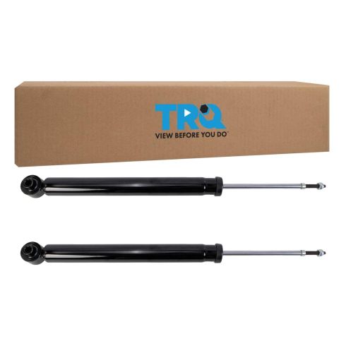 Hyundai Sonata Kia Cadenza Optima Rear Driver & Passenger Side 2 Piece Shock Absorber Set TRQ SBA31210