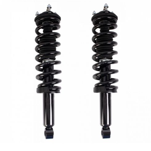 Chevrolet Colorado GMC Canyon Front Driver & Passenger Side 2 Piece Shock & Spring Assembly Set TRQ SCA28765