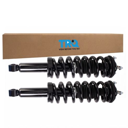 Chevrolet Colorado GMC Canyon Front Driver & Passenger Side 2 Piece Shock & Spring Assembly Set TRQ SCA28765