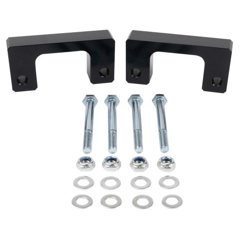 2007-13 Chevrolet GMC Front 2 Piece Shock & Spring Assembly Set with Leveling Kit TRQ Performance SCA28748