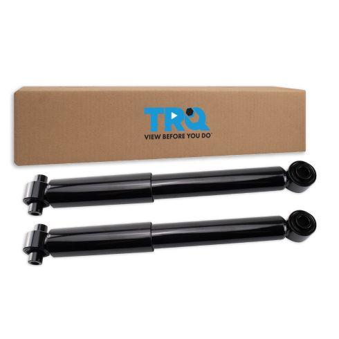 2008-22 Toyota Sequoia without Electronic Suspension Rear Driver & Passenger Side 2 Piece Shock Absorber Set TRQ SBA79562