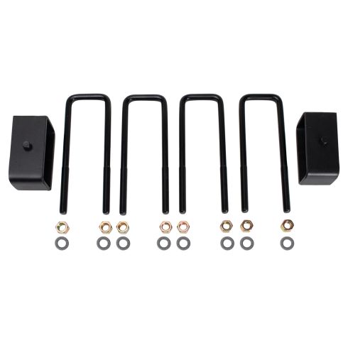 Chevrolet GMC Front & Rear 4 Piece Complete Shock Assembly & Shock Absorber Kit with Leveling Kit TRQ SKA40585