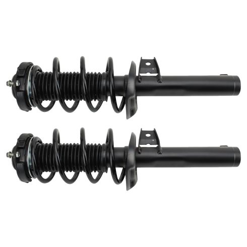 2015-18 Audi Q3 Q3 Quattro Front Driver & Passenger Side 2 Piece Strut & Spring Assembly Set TRQ SCA28934