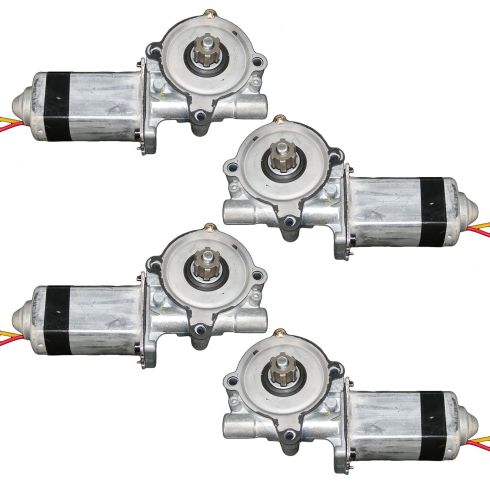 Ford Lincoln Mercury Front & Rear 4 Piece Power Window Motor Set TRQ WMA03230