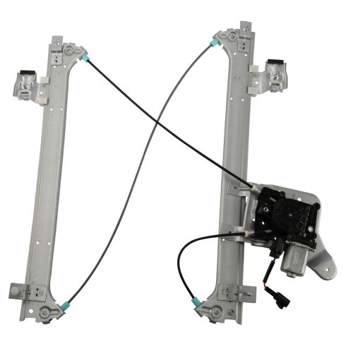 Chevrolet GMC Cadillac Rear Driver Side Power Power Window Motor & Regulator Assembly TRQ WRA52661