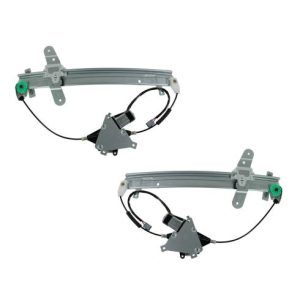 Ford Mercury Front Driver & Passenger Side Power 2 Piece Power Window Motor & Regulator Assembly Set TRQ WRA50165