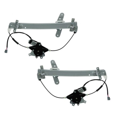 Ford Mercury Front Driver & Passenger Side Power 2 Piece Power Window Motor & Regulator Assembly Set TRQ WRA50165