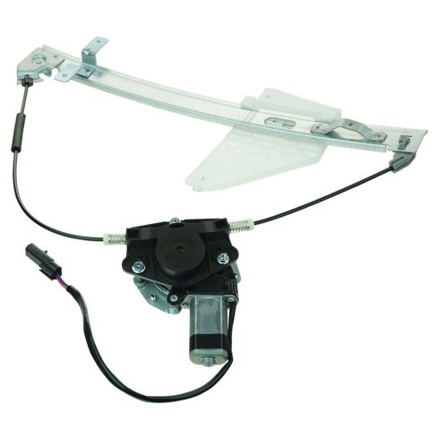 2001-04 Jeep Grand Cherokee Rear Driver & Passenger Side 2 Piece Power Power Window Motor & Regulator Assembly Set TRQ WRA50195
