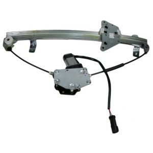 Dodge Dakota Durango Rear Driver & Passenger Side Power 2 Piece Power Window Motor & Regulator Assembly Set TRQ WRA50201