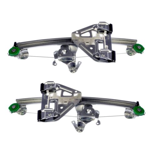 2003-07 Cadillac CTS Rear Driver & Passenger Side 2 Piece Power Window Regulator Set TRQ WRA50242