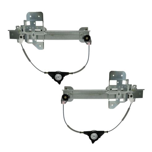 1995-97 Lincoln Town Car Rear Driver & Passenger Side 2 Piece Power Window Regulator Set TRQ WRA50346