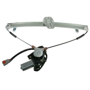 2003-08 Honda Pilot Front Driver & Passenger Side 2 Piece Power Power Window Motor & Regulator Assembly Set TRQ WRA50425