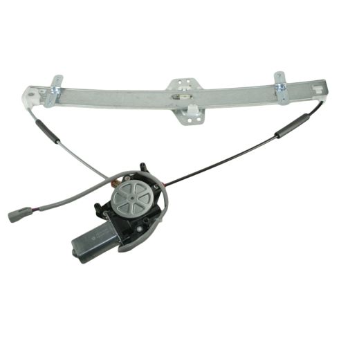 2003-08 Honda Pilot Front Driver & Passenger Side 2 Piece Power Power Window Motor & Regulator Assembly Set TRQ WRA50425