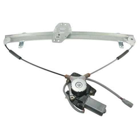 2003-08 Honda Pilot Front Driver & Passenger Side 2 Piece Power Power Window Motor & Regulator Assembly Set TRQ WRA50425