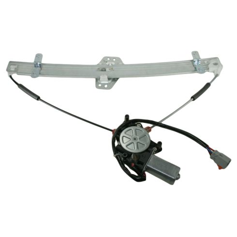 2003-08 Honda Pilot Front Driver & Passenger Side 2 Piece Power Power Window Motor & Regulator Assembly Set TRQ WRA50425