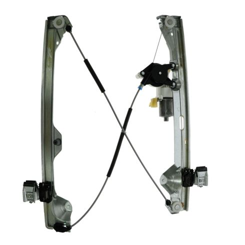 Chevrolet GMC Cadillac Rear Driver & Passenger Side Power 2 Piece Power Window Motor & Regulator Assembly Set TRQ WRA50453