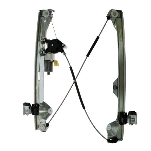 Chevrolet GMC Cadillac Rear Driver & Passenger Side Power 2 Piece Power Window Motor & Regulator Assembly Set TRQ WRA50453