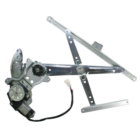 Toyota Land Cruiser Lexus LX450 Front Driver & Passenger Side Power 2 Piece Power Window Motor & Regulator Assembly Set TRQ WRA50497
