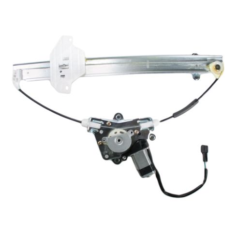 2000-05 Hyundai Accent Rear Driver & Passenger Side 2 Piece Power Power Window Motor & Regulator Assembly Set TRQ WRA50509