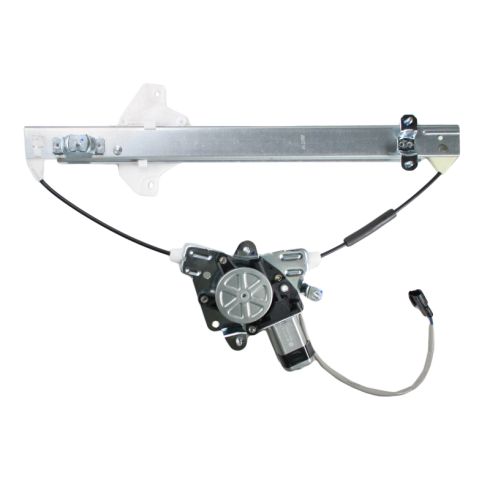 2000-05 Hyundai Accent Rear Driver & Passenger Side 2 Piece Power Power Window Motor & Regulator Assembly Set TRQ WRA50509